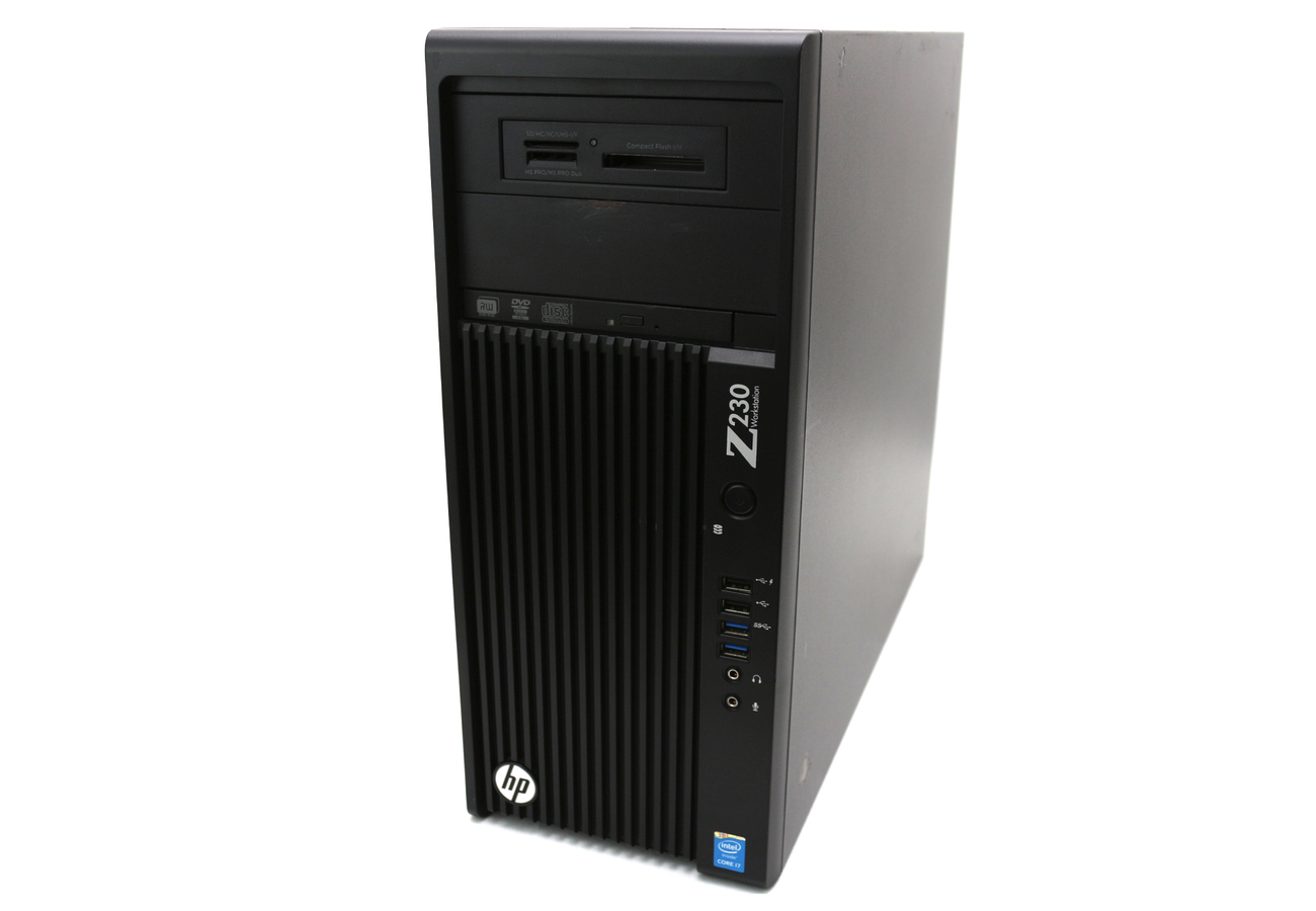 HP Z230 Workstation felújított számítógép garanciával i7-8GB-240SSD-NVD