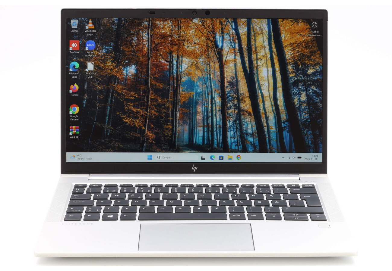 HP Elitebook 830 G8 felújított laptop i5-1145G7 32GB RAM 256SSD 13.3" FHD WIN11