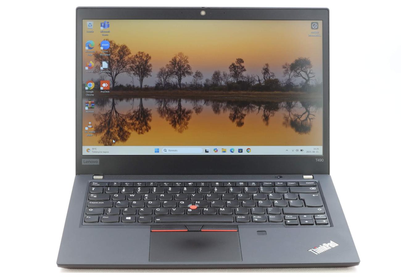  Lenovo Thinkpad T490 felújított laptop garanciával i5-16GB-256SSD-FHD akciós termékkép 1