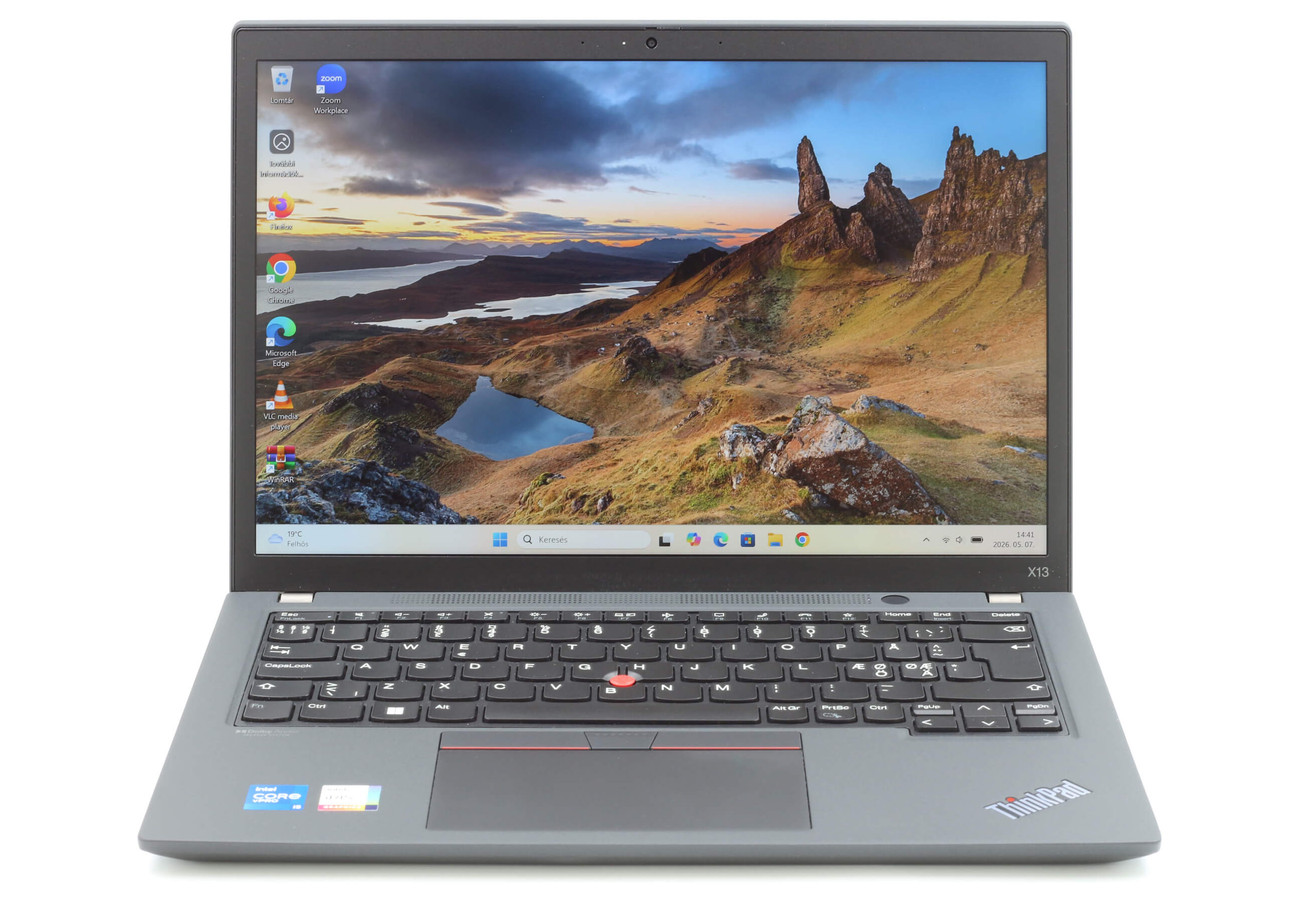 Lenovo Thinkpad X13 Gen 2i felújított laptop i5-1145G7 16GB RAM 256SSD 13.3" WUXGA WIN11