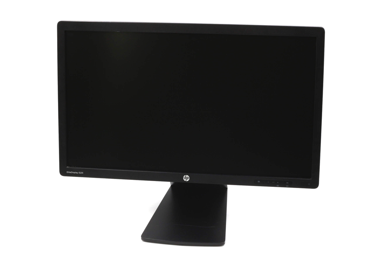 HP EliteDisplay E231 használt monitor fekete LED 23"