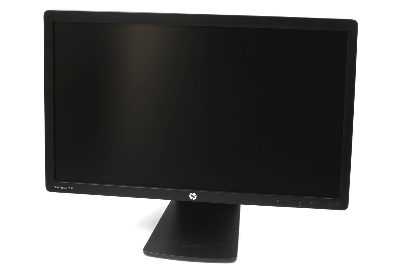  HP EliteDisplay E231 használt monitor fekete LED 23" akciós termékkép 1