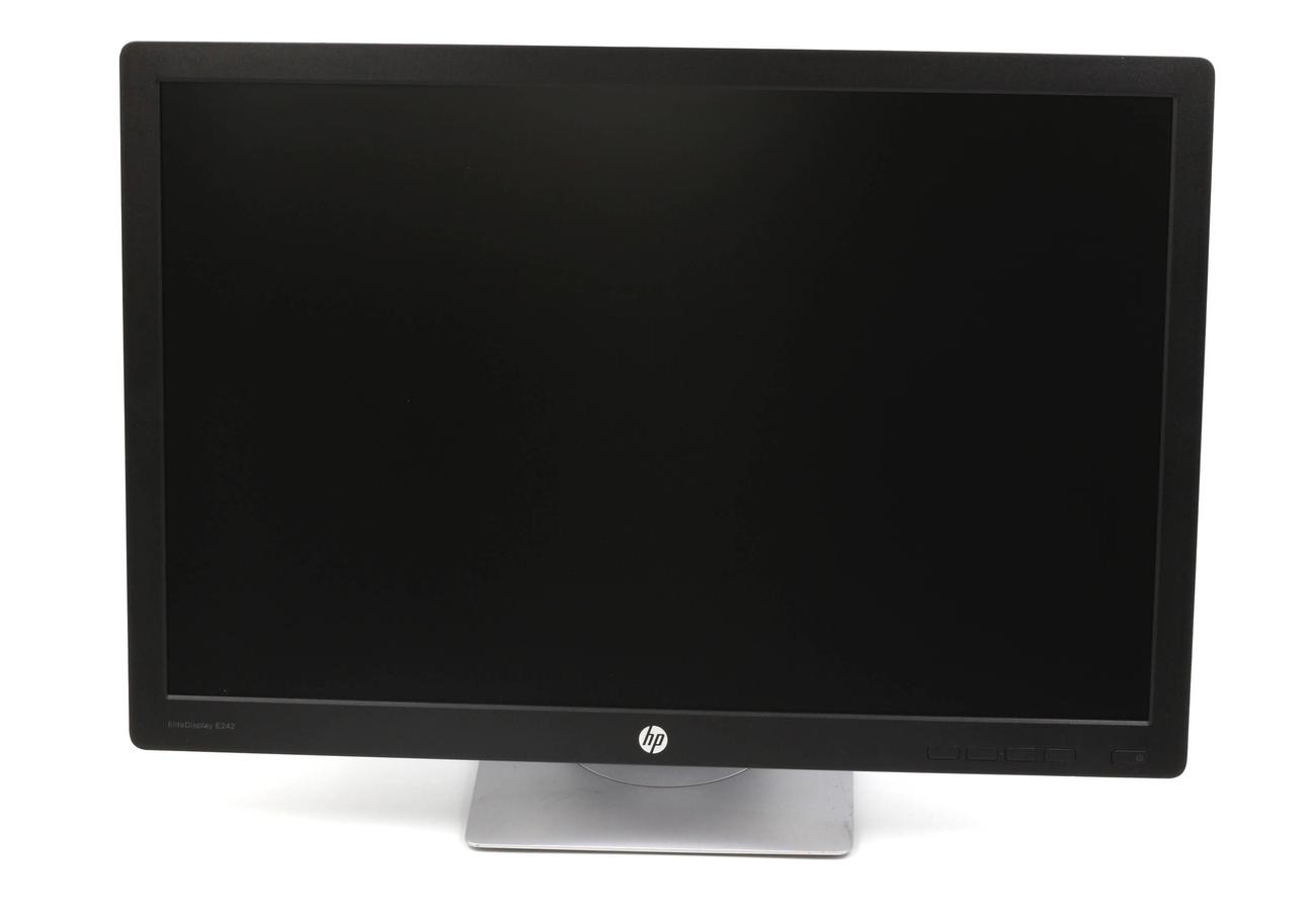  HP EliteDisplay E242 használt monitor fekete-ezüst LED IPS 24" akciós termékkép 1