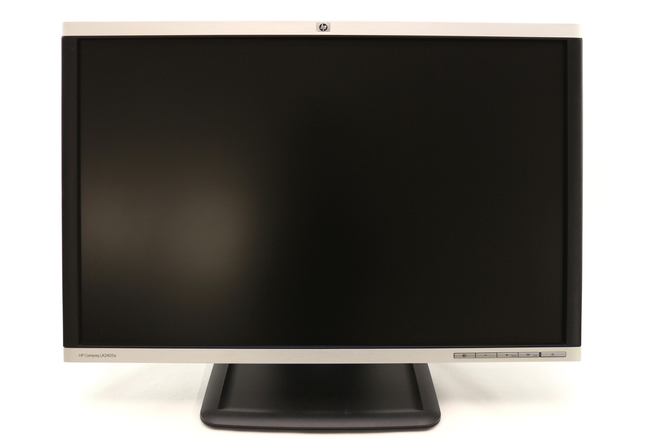 HP Compaq LA2405x használt monitor fekete-ezüst LED 24"