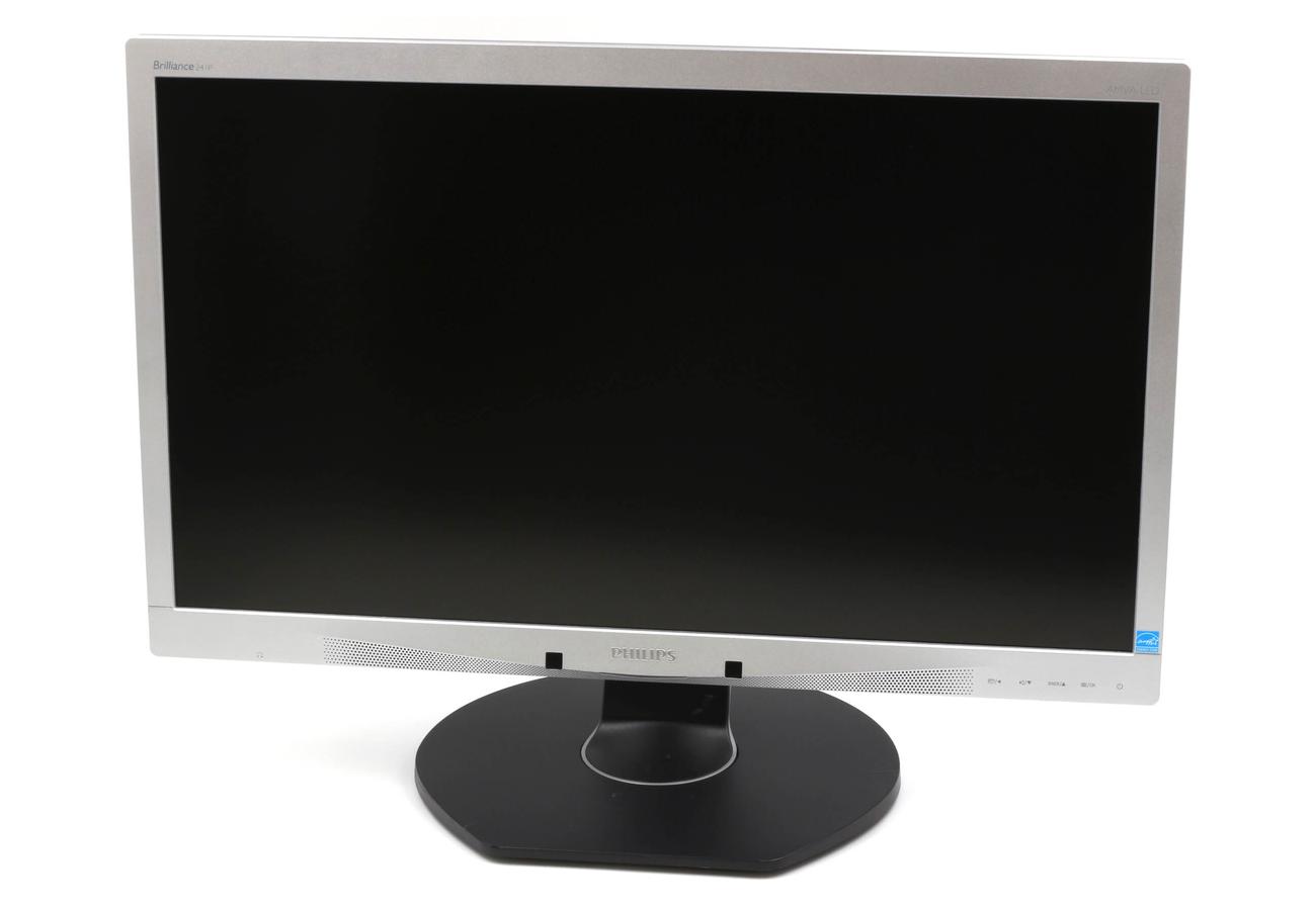  Philips Brilliance 241P4Q használt monitor fekete-ezüst LED 24" akciós termékkép 1