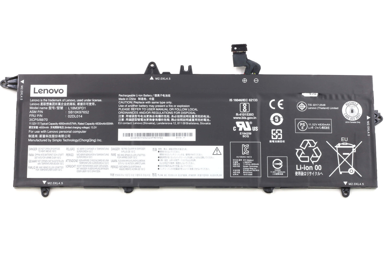 Image of Lenovo gyári laptop akkumulátor T490s/T495s/T14s laptophoz (használt)