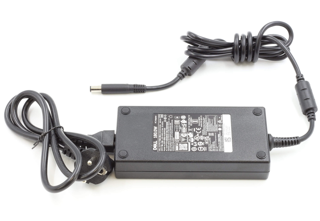 Image of Eredeti használt Dell laptop töltő 7.4x5.0 mm center-pin csatlakozóval 180W + tápkábel