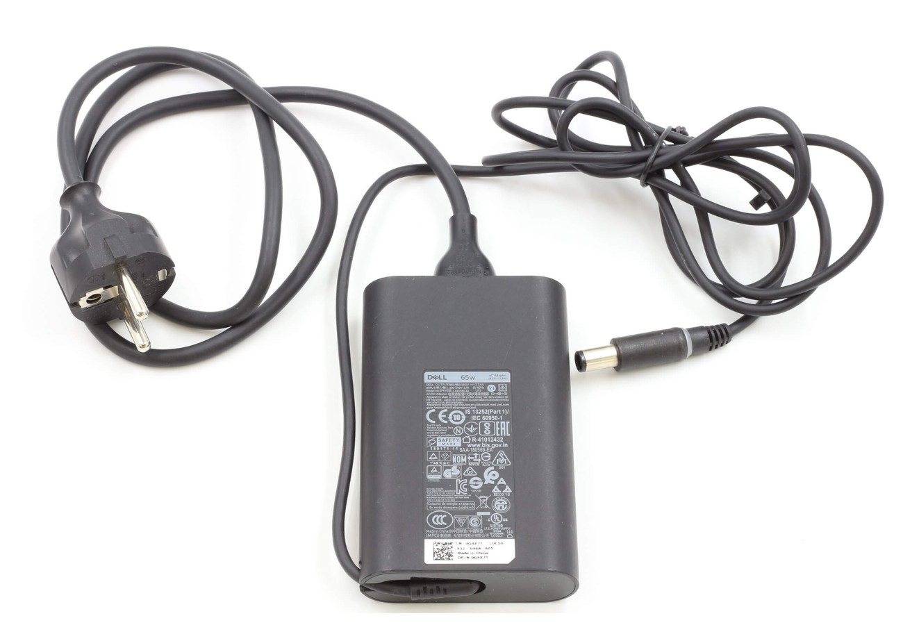 Image of Eredeti használt Dell laptop töltő (0G4X7T) 7.4x5.0 mm center-pin csatlakozóval 65W + tápkábel
