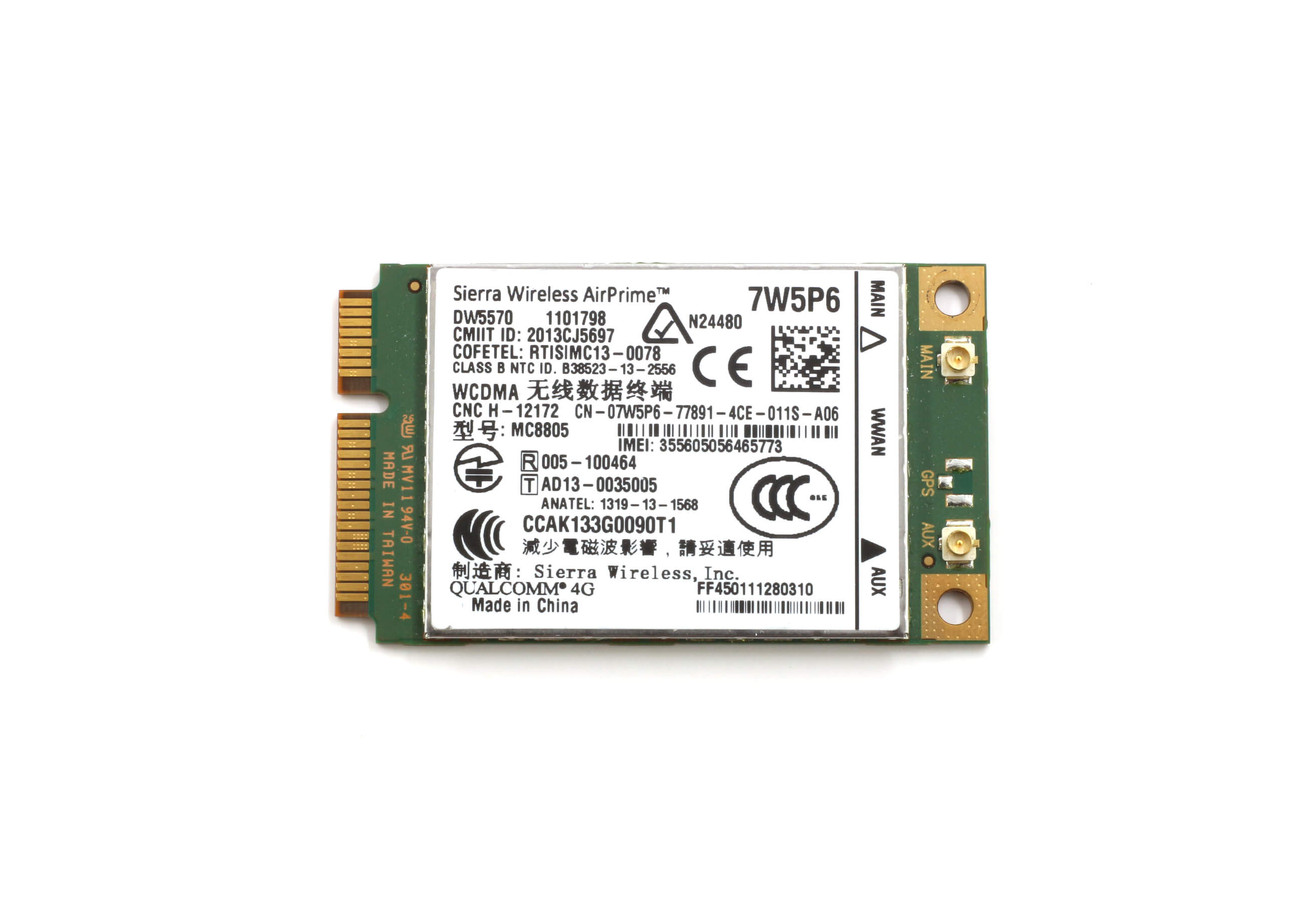 Image of Dell Sierra Wireless AirPrime DW5570 4G LTE mobilinternet modem kártya