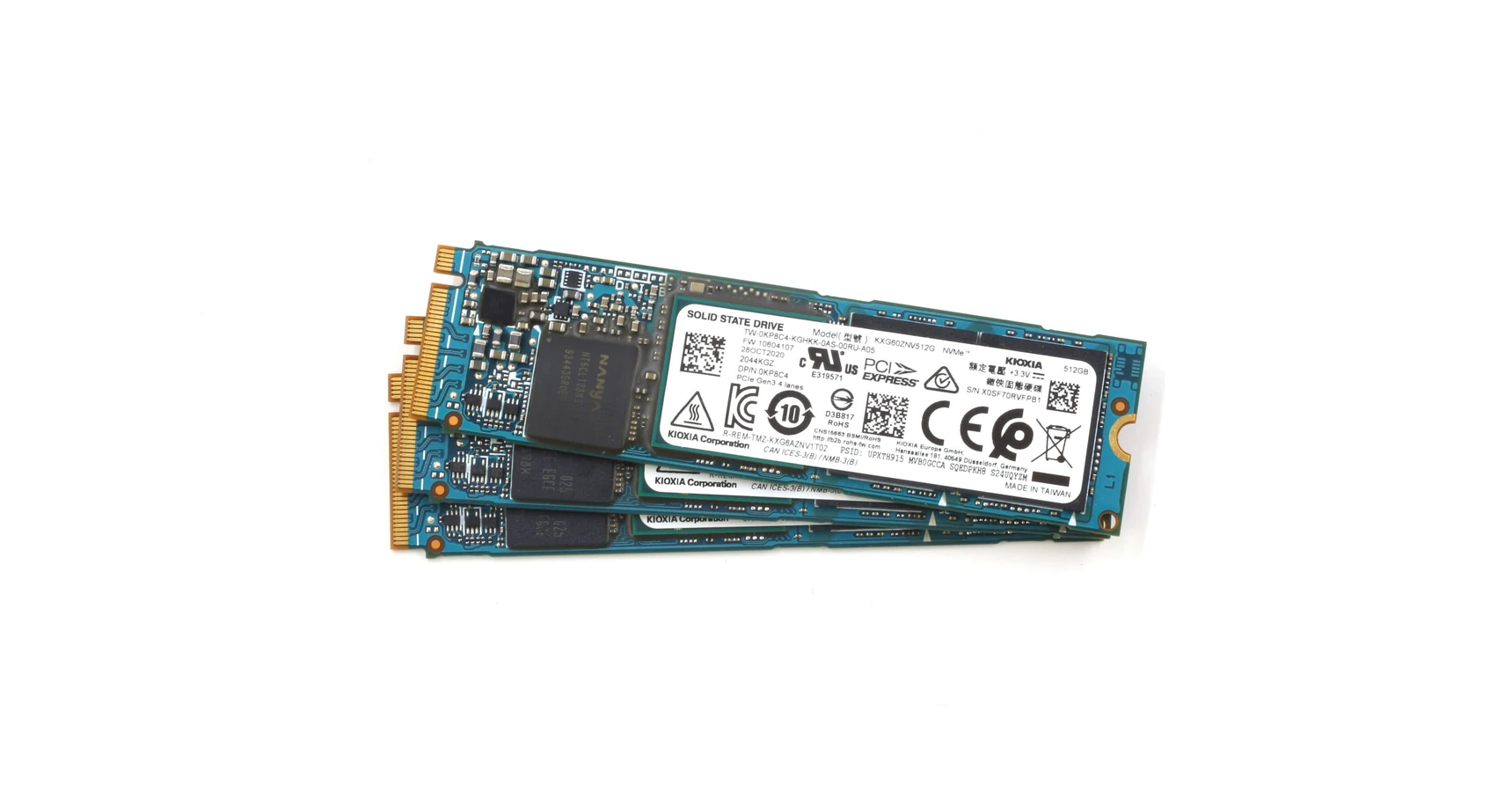 Kioxia XG6 PCIe NVMe M.2 2280 512GB SSD (használt 100 / 0%-os)