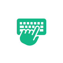 Matrica felragasztása a billentyűzetre