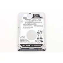 Western Digital Black winchester 2,5" SATA 500GB 7200RPM (használt)