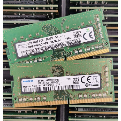 8GB DDR4 notebook RAM (memória) PC4-2666V használt 12 hónap garanciával