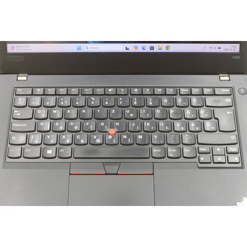 Lenovo ThinkPad A485 felújított laptop Ryzen 5 PRO 2500U 16GB RAM 256SSD 14" FHD WIN11 HUN
