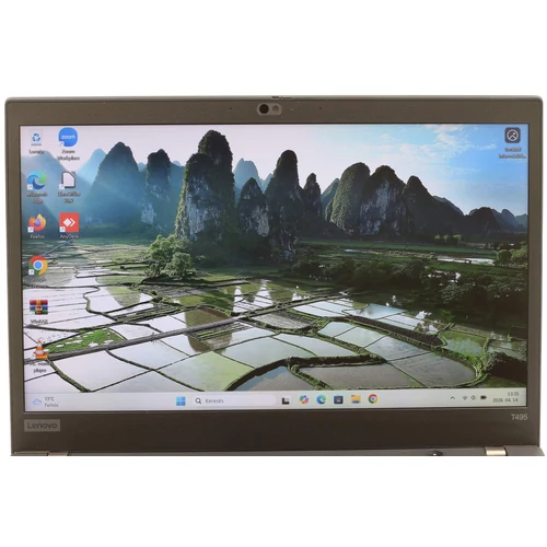 Lenovo Thinkpad T495 felújított laptop Ryzen 5 Pro 3500U 16GB RAM 512SSD 14" FHD Touch WIN11