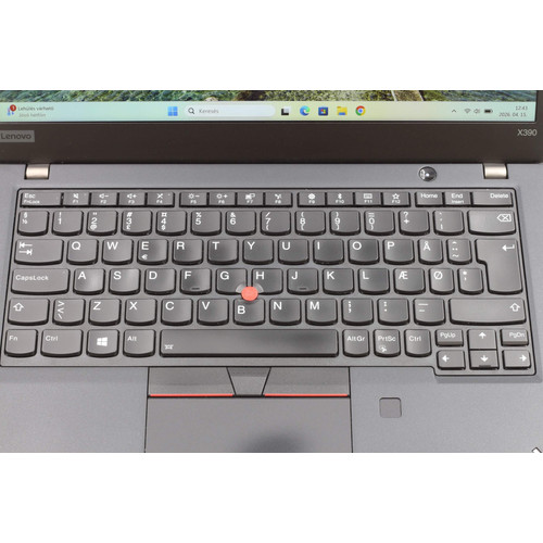 Lenovo Thinkpad X390 felújított laptop i5-8365U 16GB RAM 512SSD 13.3" FHD Touch WIN11