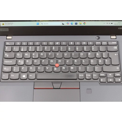 Lenovo Thinkpad X395 felújított laptop Ryzen 5 PRO 3500U 8GB RAM 256SSD 13.3" FHD WIN11