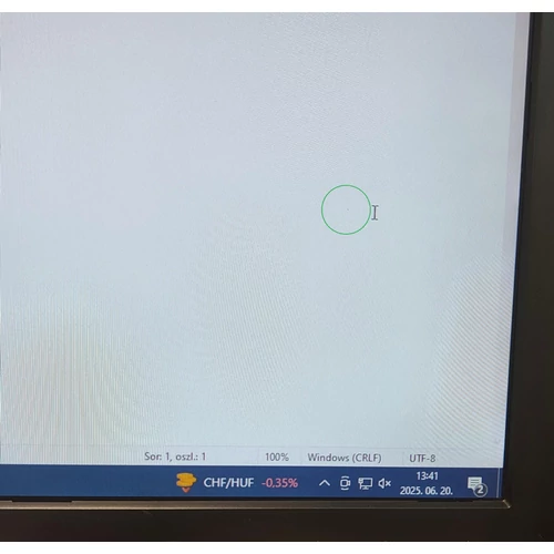 HP ProDisplay P201 használt monitor fekete LED 20"