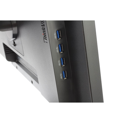 Lenovo ThinkVision T2324pA LED használt monitor, HDMi, DisplayPort, VGA, 4xUSB, FULL HD IPS, 23"