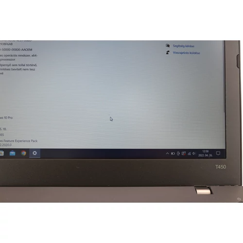 Lenovo Thinkpad T450 felújított használt laptop garanciával i5-8GB-240SSD-HDP