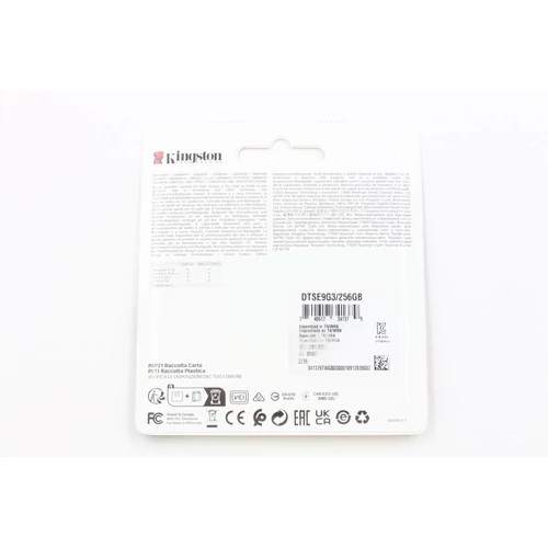 Kingston DataTraveler SE9 G3 256GB USB 3.2 Gen1 pendrive