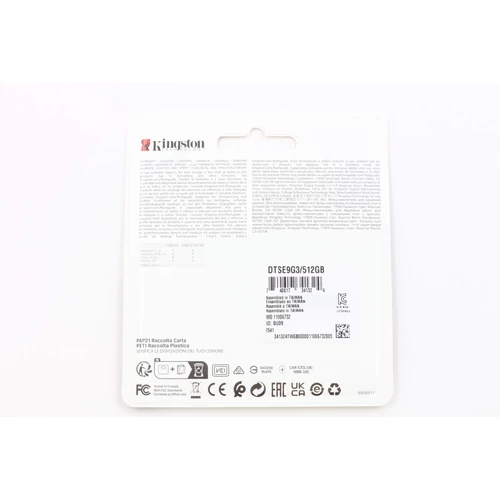 Kingston DataTraveler SE9 G3 512GB USB 3.2 Gen1 pendrive