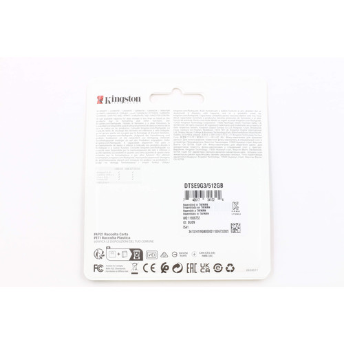 Kingston DataTraveler SE9 G3 512GB USB 3.2 Gen1 pendrive