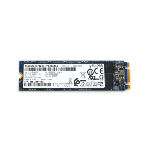 Sandisk X600 128GB M.2 SSD meghajtó