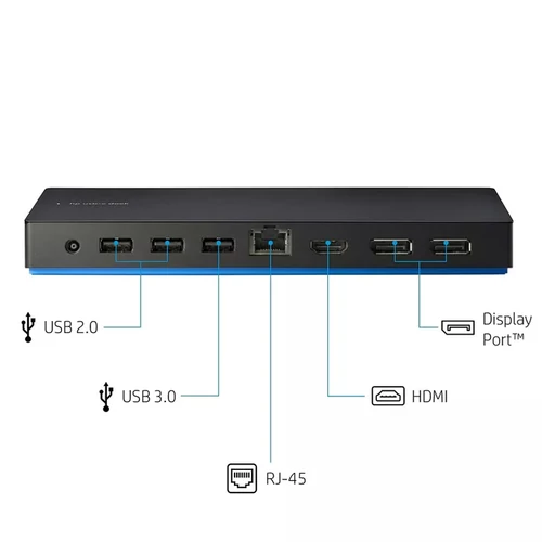 HP USB-C Dock G4 L13899-001 használt dokkoló (90W töltő és Thunderbolt kábel nélkül)