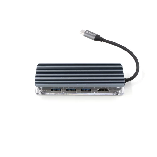 Orico USB-C 6in1 dokkoló WB-6RJ