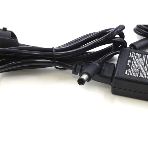 Eredeti használt Dell laptop töltő 7.4x5.0 mm center-pin csatlakozóval 65W + tápkábel