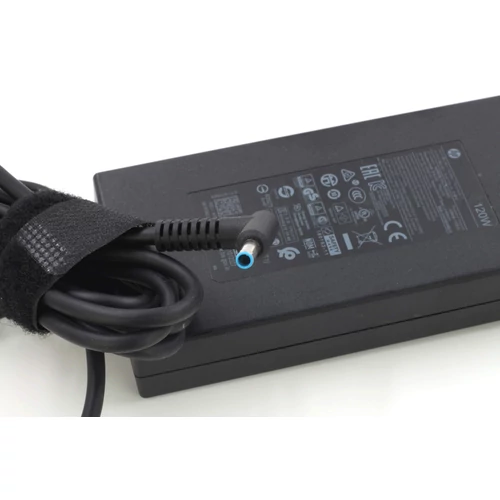 Eredeti használt HP laptop töltő 4.5x3.0 mm csatlakozóval 120W + tápkábel