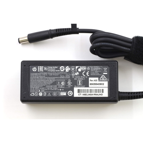Eredeti használt HP laptop töltő 7.4x5.0 mm center-pin csatlakozóval 65W + tápkábel