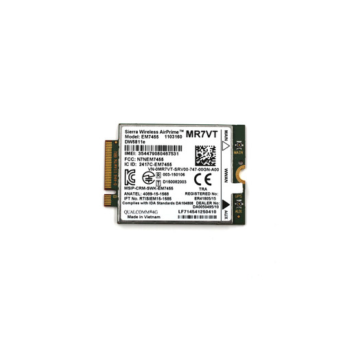 Dell Sierra Wireless AirPrime EM7455 DW5811E 4G LTE mobilinternet modem kártya