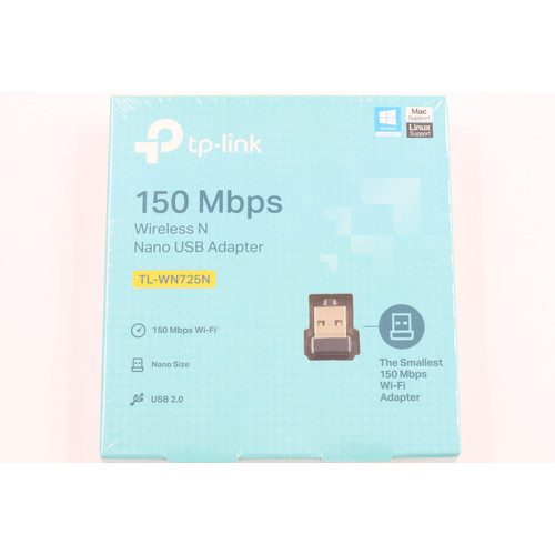 tp-link TL-WN725N 150Mbps vezeték nélküli N-es Nano USB adapter (ÚJ)